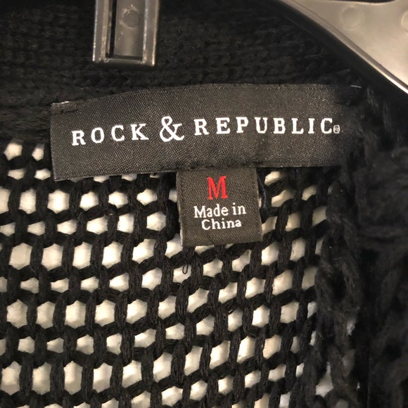 Black Fringe Cardigan - Picture 2 of 7